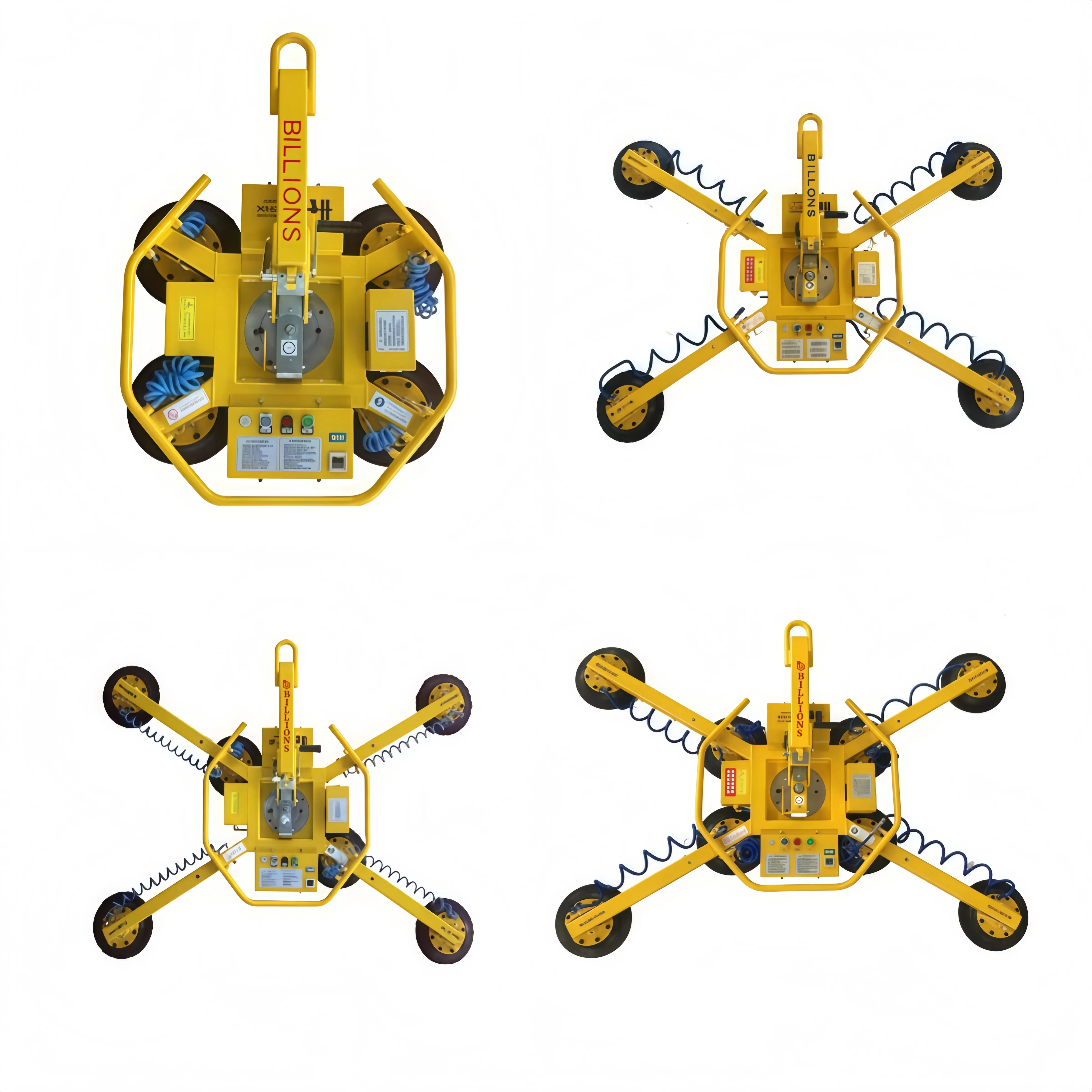 TB-VGOX Series electric glass vacuum lifter for 400kg 600kg and 800kg glass installation